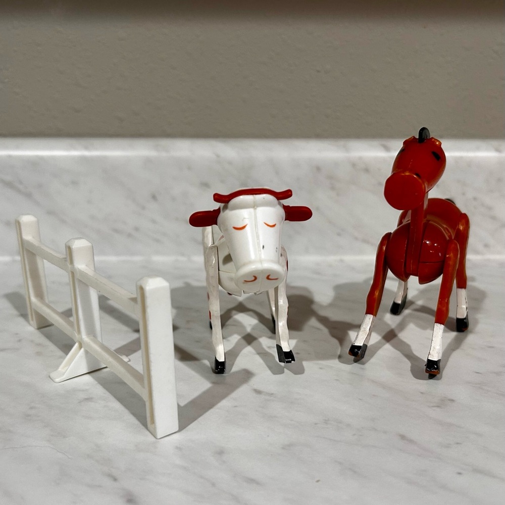 Vintage farm animals